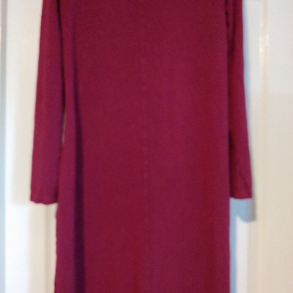 Bryn Walker Philippa Dress in Firelight Red Lagom Minimalist Pockets L USA - Picture 7 of 10